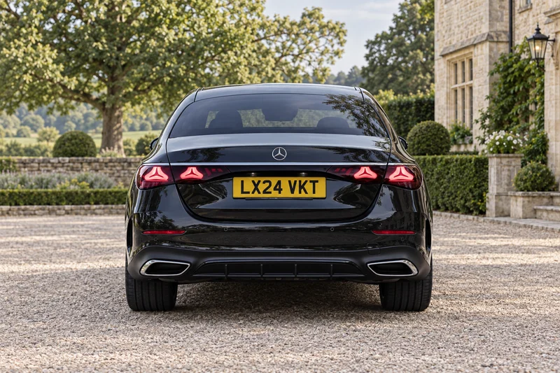 AI illustration of Mercedes-Benz E-Class: rear exterior